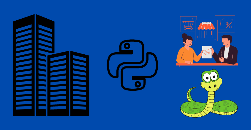 What businesses use python