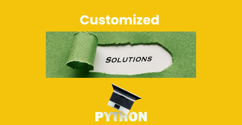 Customized Solutions: Python Development