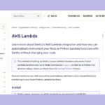 How to Monitor Python Functions on AWS Lambda with Sentry